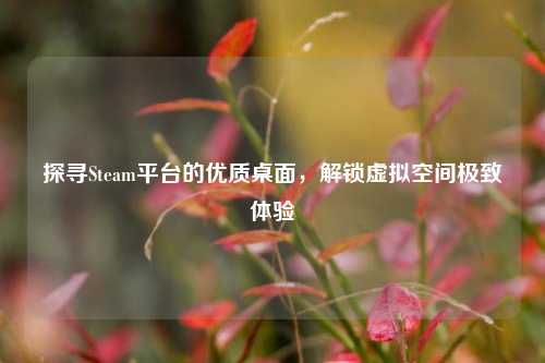 探寻Steam平台的优质桌面，解锁虚拟空间极致体验