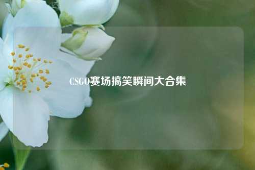 CSGO赛场搞笑瞬间大合集